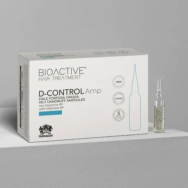 Bioactive Hair Treatment D-Control Oily Amp Fiale anti-forfora grassa