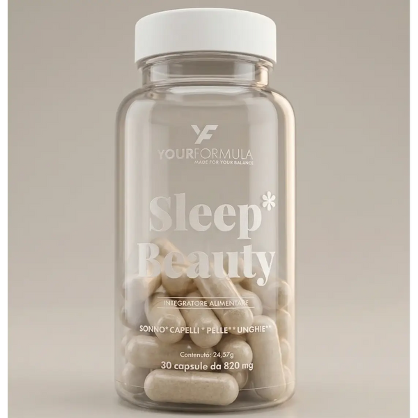 YourFormula Sleep Beauty 30cps Integratore per Capelli, Pelle e Unghie